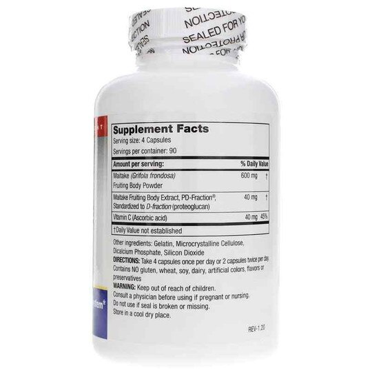 Maitake D Fraction Standard, MUW